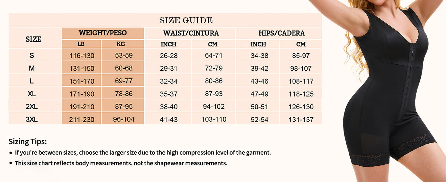 Fajas Colombianas Shapewear For Women Tummy Control Post Surgery Full Body Shaper Butt Lifter With Zipper Crotch Skimsbodysuits Elegant Fajas Melibelt Bodysuitfajashaper